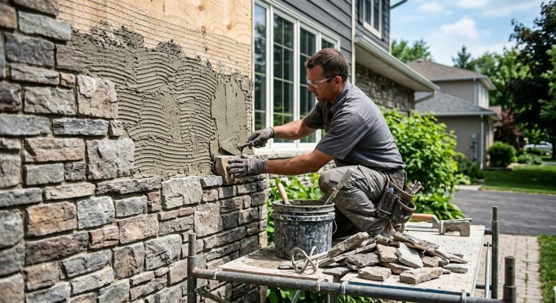 Stone Veneer Installation in Medina, OH