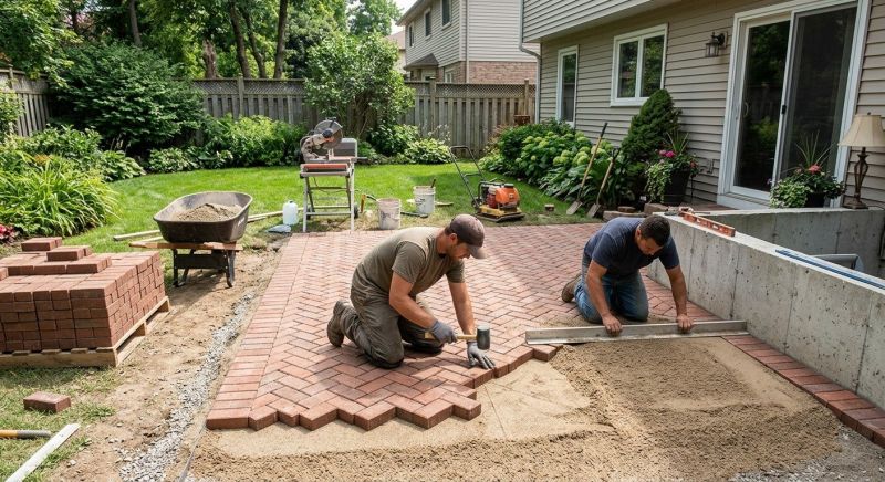 Brick Patio Installation in Fairfield County, CT